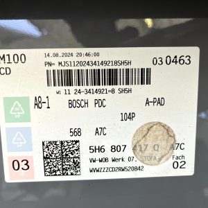 Volkswagen VW Golf Rear Bumper 2020 TO 2024 5H6807421C Genuine *DAMAGED* - Image 12