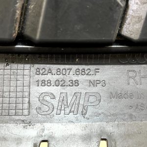 Audi A1 Front Bumper Right Side Lower Grille 2018 ON 82A807682F Genuine - Image 12