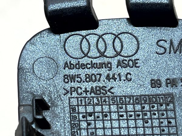 Audi A4 B9 S Line Rear Bumper Tow Hook Cap Cover 2019 TO 2024 8W5807441C Genuine 178450249977 9