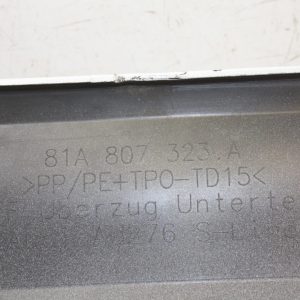 Audi Q2 S-Line Rear Bumper Lower Section 2016 TO 2021 81A807323A Genuine - Image 14