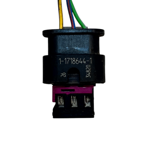 Audi VW Mercedes 3 Pin PDC Sensor Wiring Loom Plug Connector 1-1718644-1 Genuine - Image 2