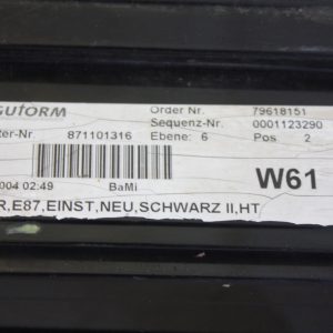 BMW 1 Series E87 Right Side Skirt 2004 TO 2007 51717147402 Genuine - Image 10