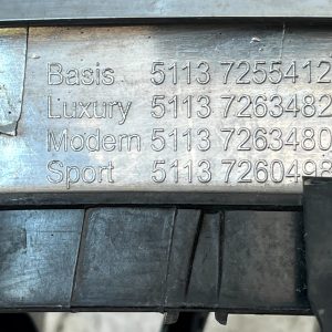 BMW 3 Series F30 F31 Front Bumper Right Kidney Grille 11-18 51137255412 Genuine - Image 14