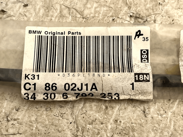 BMW 4 Series F32 F33 Rear Brake Hose Pipe 34306792253 Genuine 178507815527 9
