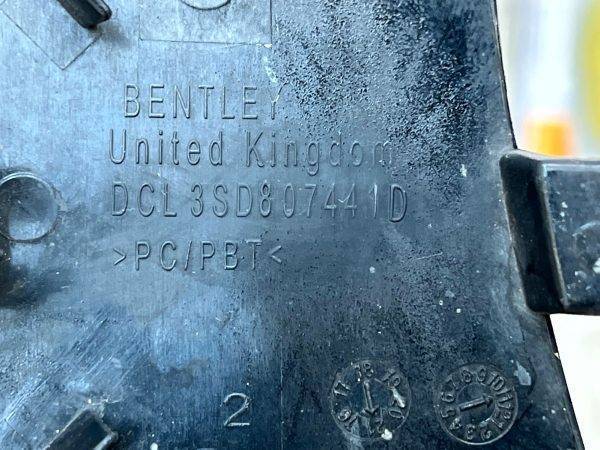 Bentley Continental Rear Bumper Tow Hook Eye Cap Cover 3SD807441D Genuine 8 Bentley Continental Rear Bumper Tow Hook Eye Cap Cover 3SD807441D Genuine 178436870537 9