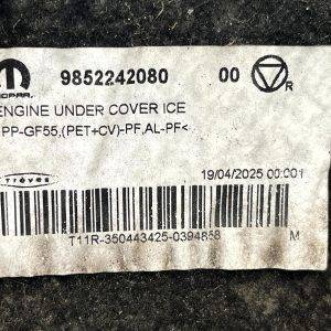 Citroen C3 Underbody Engine Guard Protection Cover 2024 ON 9852242080 Genuine - Image 17