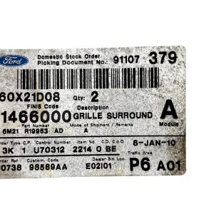 Ford S-MAX Mk1 Front Left Fog Light Grille 2006 TO 2010 6M21-R19953-AD Genuine - Image 11