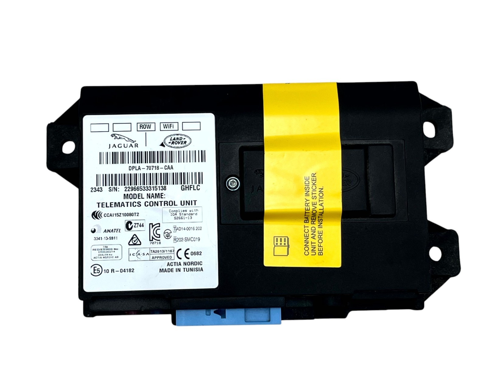 Jaguar Land Rover Telematics Control Module Unit TCU ECU DPLA-70718-CAA Genuine