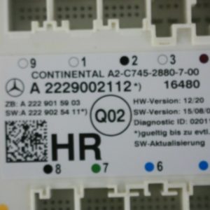 MERCEDES C CLASS W205 REAR RIGHT DOOR MODULE A2229002112 2013 to 2017 - Image 3