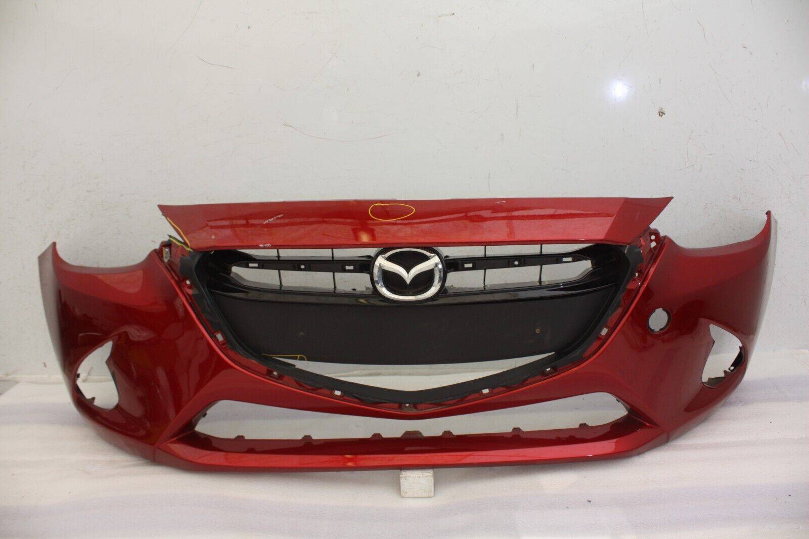 Mazda 2 Front Bumper 2015 TO 2019 DAMAGED AFTERMARKET 176434547987