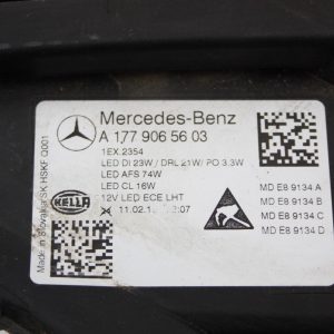 Mercedes A Class W177 Right LED Headlight 2018 TO 2023 A1779065603 Genuine - Image 8