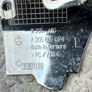 Mercedes C Class W205 AMG Front Bumper Left Lower Chrome Trim 14-18 A2058851374 - Image 17