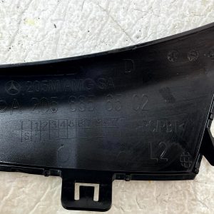 Mercedes C-Class W205 AMG Front Bumper Left Vent Cover Trim 14-18 A2058856502 - Image 10