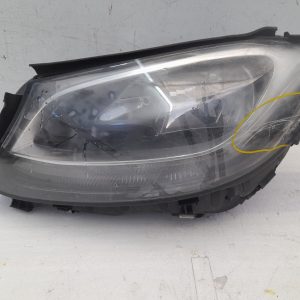 Mercedes C Class W205 Left Side Headlight 2014-2018 A2058200761 Genuine *DAMAGED
