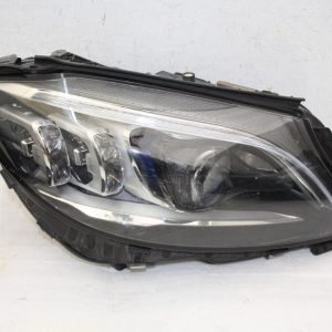 Mercedes C Class W205 Right LED Headlight 2018-2022 A2059069405 Genuine *DAMAGED - Image 1