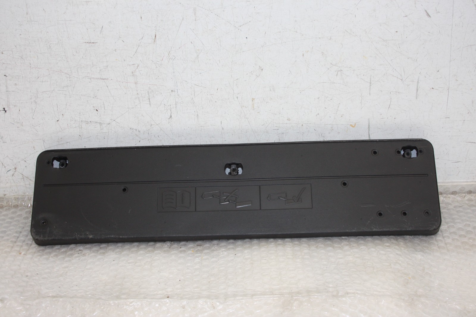 Mercedes GLA H247 Front Bumper Number Plate Holder A2478852209 Genuine *DAMAGED