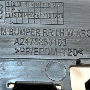 Mercedes GLB X247 AMG Rear Bumper Left Side Trim 2020 Onward A2478853103 Genuine - Image 9