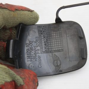 Mini Cooper S F55 F56 F57 Front Bumper Tow Cover 14-18 7337796 "NEED RESPRAY" - Image 7