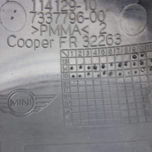 Mini Cooper S F55 F56 F57 Front Bumper Tow Cover 14-18 7337796 "NEED RESPRAY" - Image 9