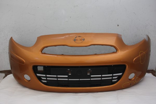 Nissan-Micra-K13-Front-Bumper-2011-TO-2013-62022-1HA0H-Genuine-DAMAGED-178296627337