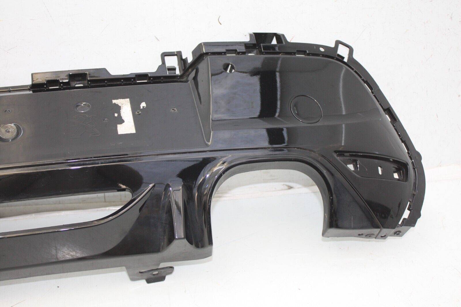 Peugeot-208-Rear-Bumper-Diffuser-2020-TO-2023-9823195380-Genuine-DAMAGED-176623718097-2