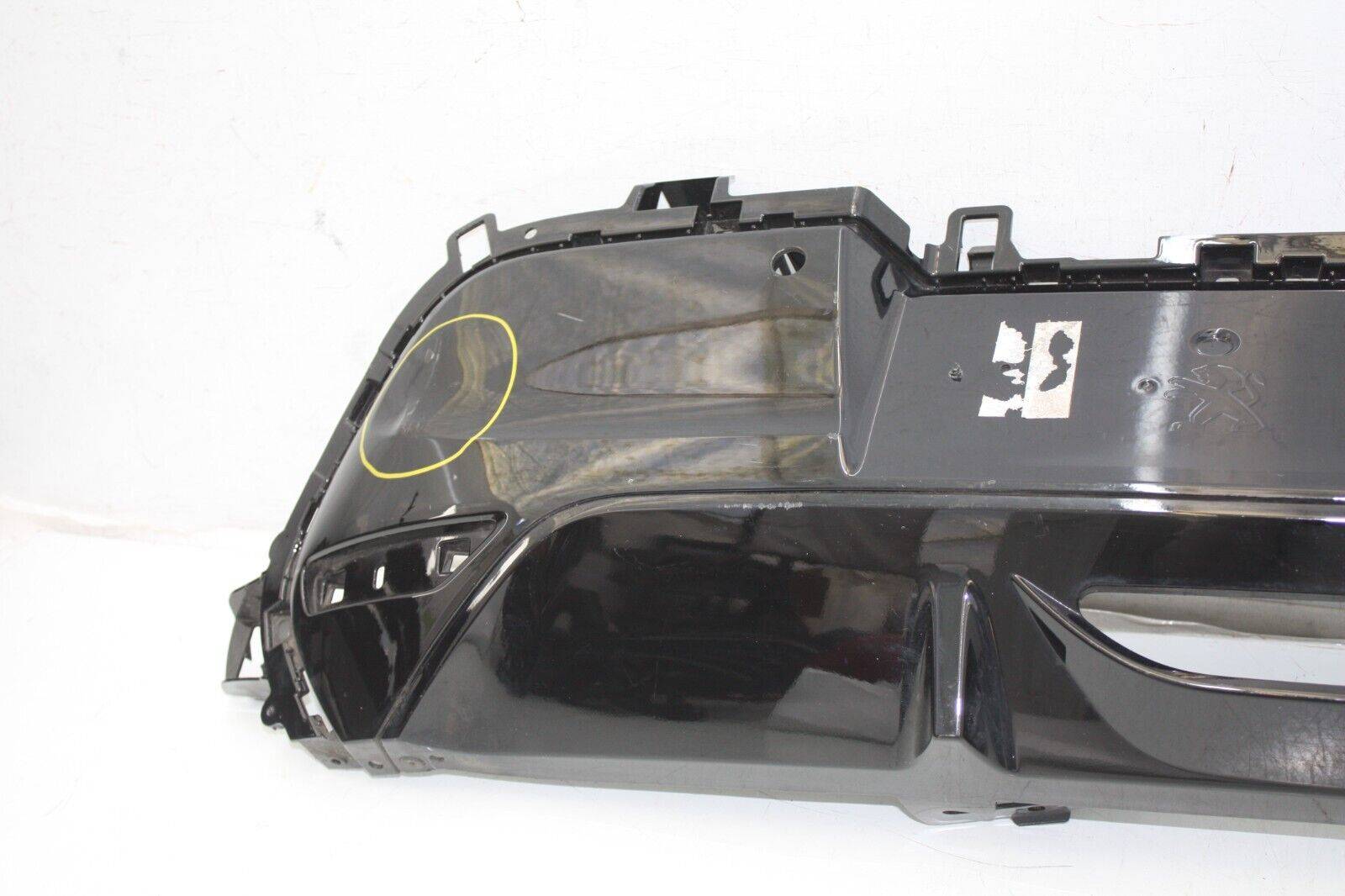 Peugeot-208-Rear-Bumper-Diffuser-2020-TO-2023-9823195380-Genuine-DAMAGED-176623718097-4