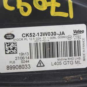 Range Rover Vogue L405 Left Side Headlight 2012 TO 2018 CK52-13W030-JA *DAMAGED* - Image 9