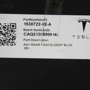 Tesla Model 3 Rear Bumper 2019 TO 2024 1083983-00-H Genuine - Image 11