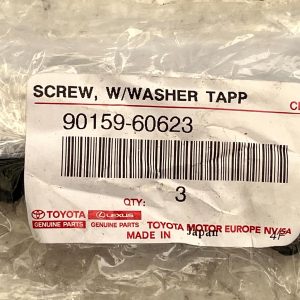 Toyota Corolla Fender Liner Tapping Screw & Washer Set of 4 90159-60623 Genuine - Image 9