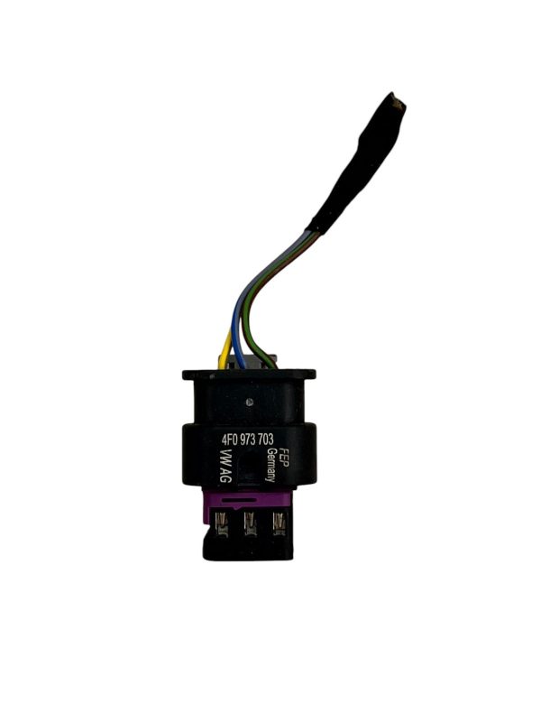 VW-Golf-Polo-Parking-Sensor-Wiring-Loom-Harness-Plug-Connector-4F0973703-Genuine-178184220187