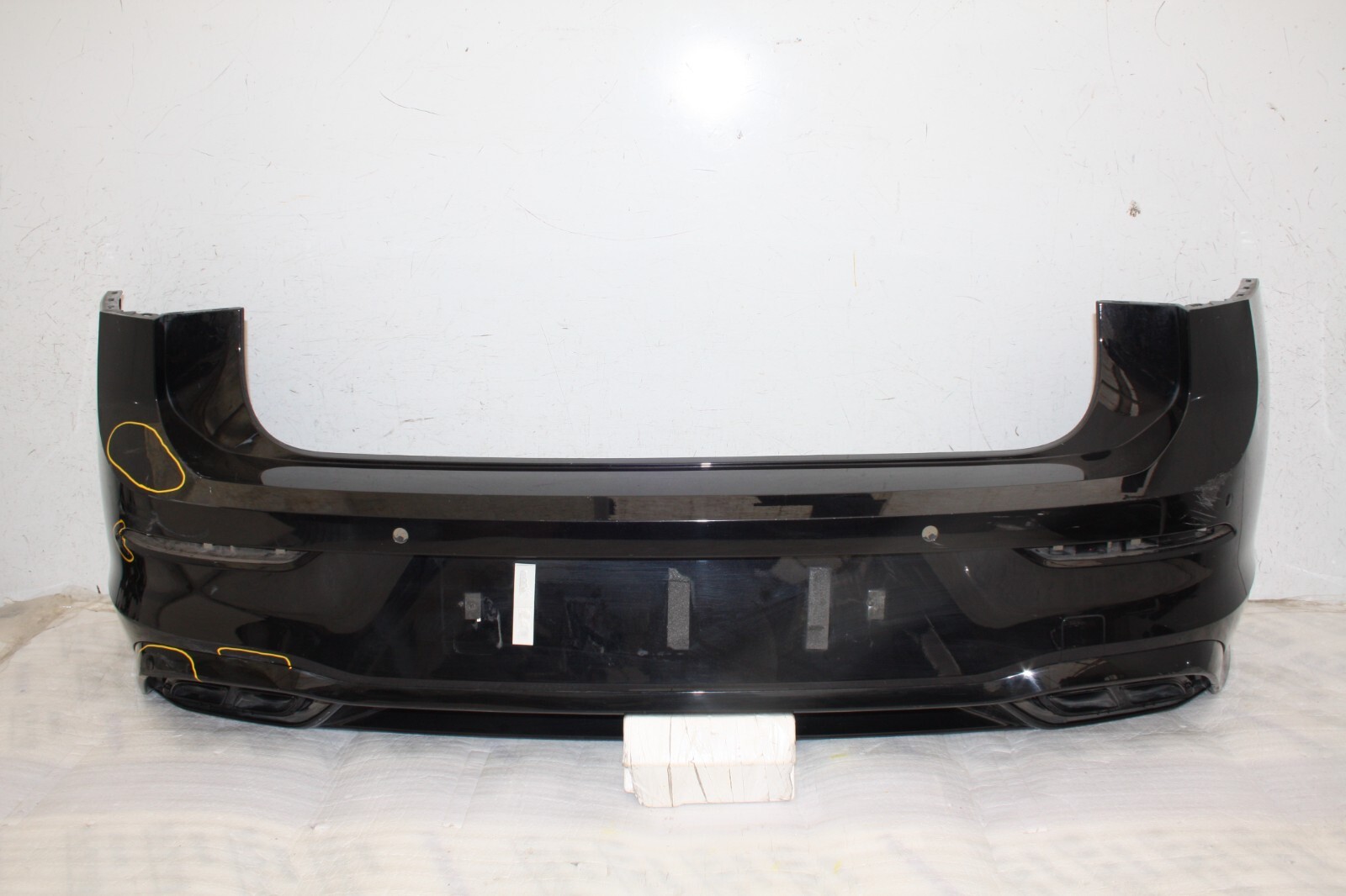 VW Golf R Line Rear Bumper 5H6807421D Genuine *DAMAGED*