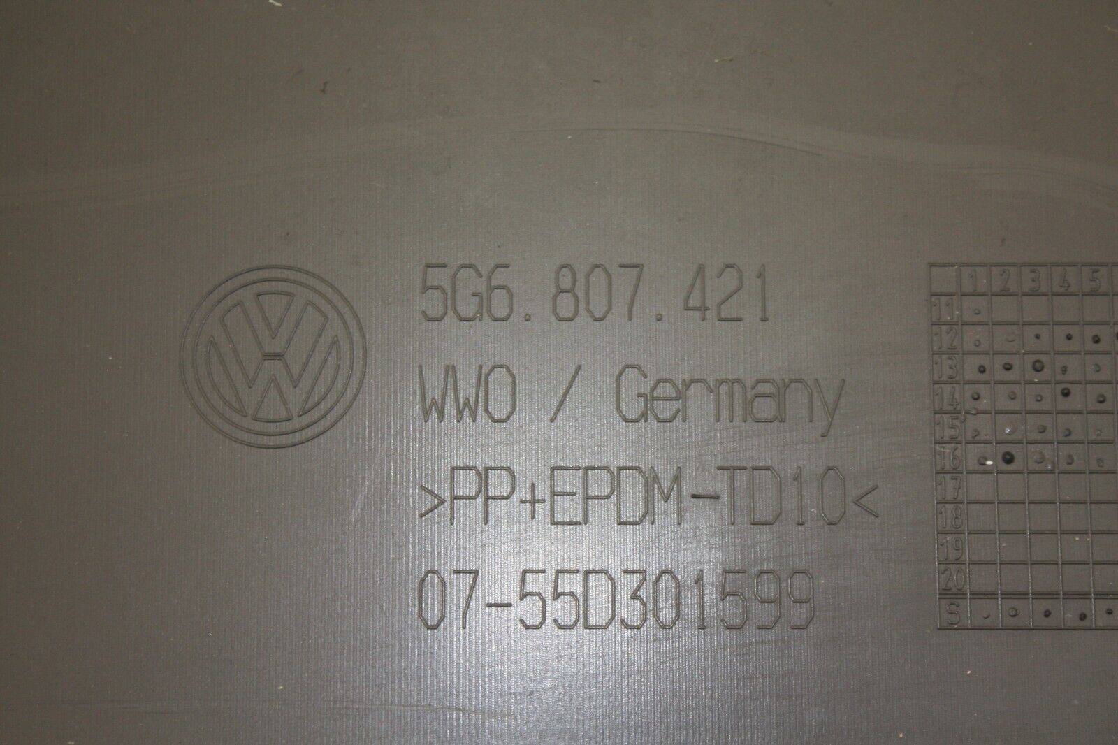 VW-Golf-Rear-Bumper-2013-TO-2017-5G6807421-Genuine-176329830167-10