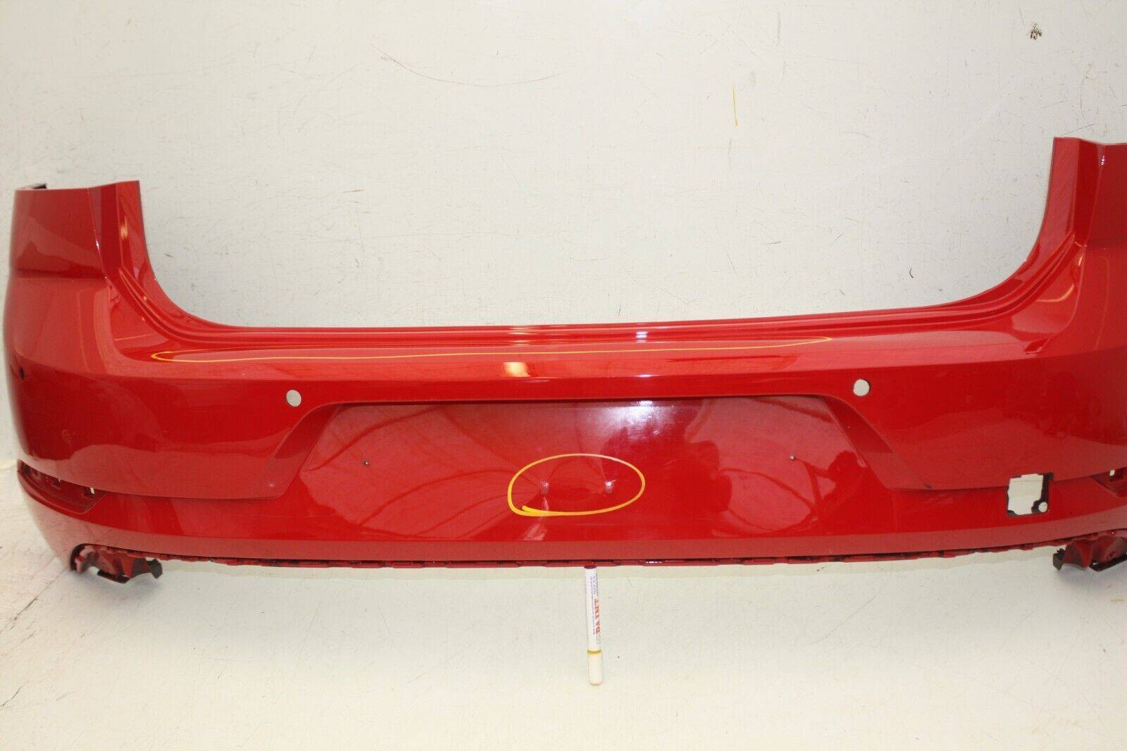 VW-Golf-Rear-Bumper-2017-TO-2020-5G6807421BK-Genuine-DAMAGED-176620061177-2