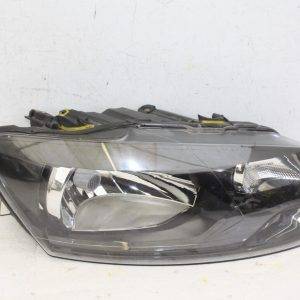 VW Polo Right Side Headlight 6R2941016E Genuine DAMAGED 176421745487