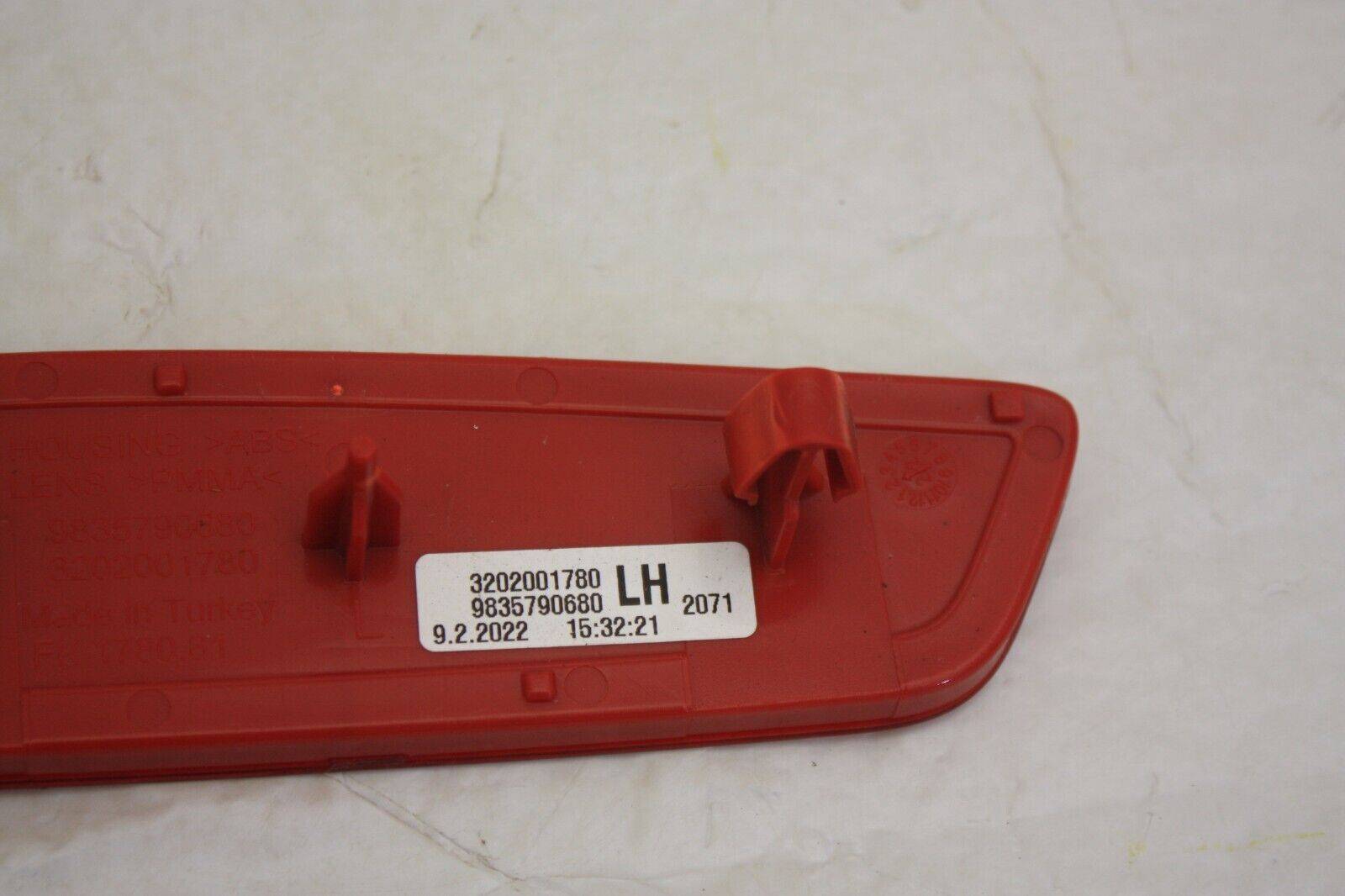 Vauxhall-Mokka-Rear-Bumper-Left-Reflector-2021-ON-9835790680-Genuine-176581021887-5