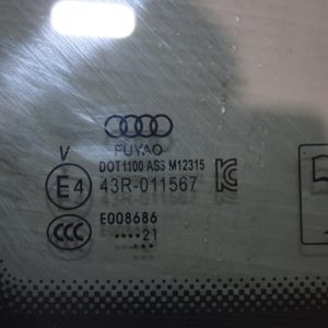 AUDI Q3 F3 Rear Left Quarter Window 83F845297J 2021 - Image 5