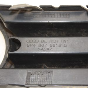 Audi A3 Front Bumper Lower Left Grill 2004 TO 2008 8P4807681B Genuine - Image 12