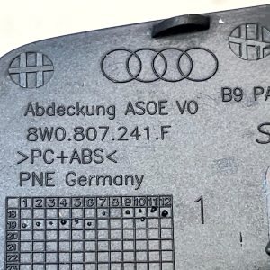 Audi A4 B9 S-Line Front Bumper Tow Hook Cap Cover 2019-2024 8W0807241F Genuine - Image 7