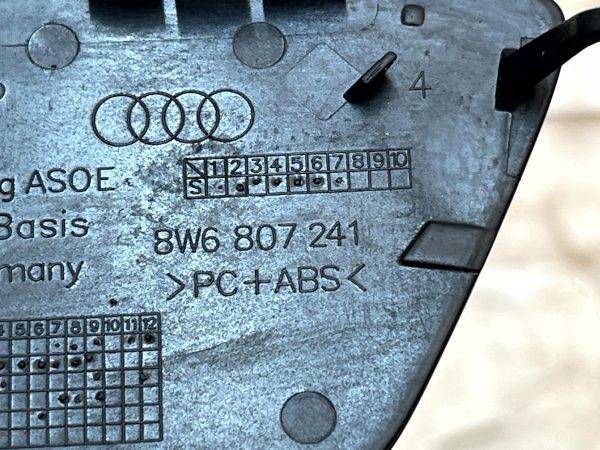 Audi A5 B9 S-Line Front Bumper Tow Eye Cap Cover 2017 TO 2020 8W6807241 Genuine 7 Audi A5 B9 S Line Front Bumper Tow Eye Cap Cover 2017 TO 2020 8W6807241 Genuine 178525812558 8