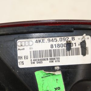 Audi E Tron Right Side Tail Light 4KE945092B Genuine *LENS CRACKED* - Image 6