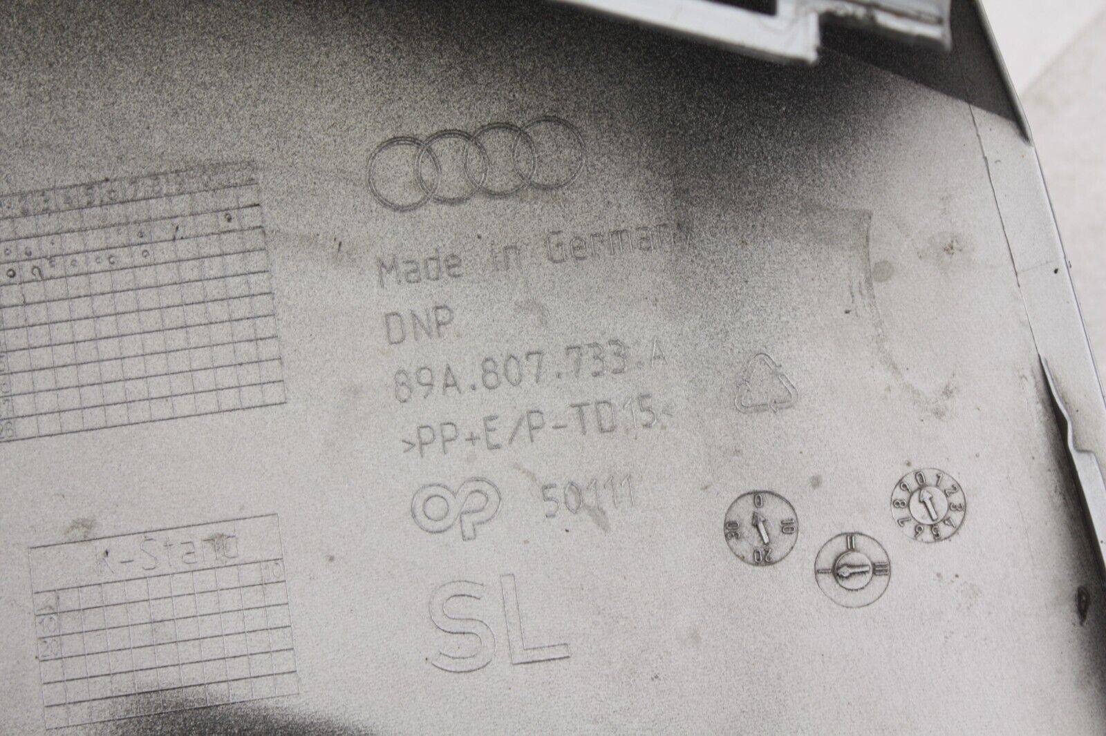 Audi-Q4-E-Tron-Front-Bumper-Lower-Section-89A807733A-Genuine-DAMAGED-176381403878-12