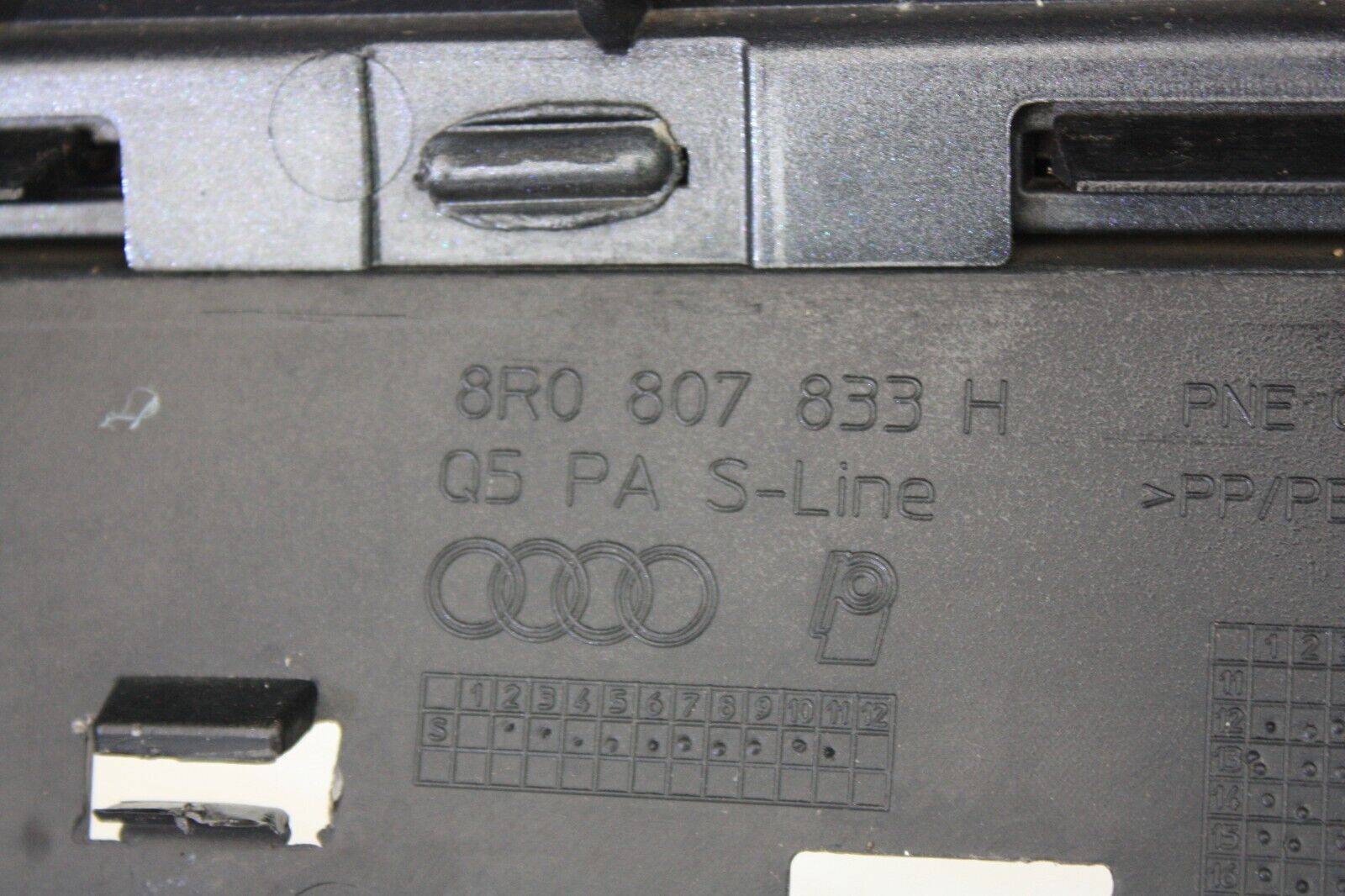 Audi-Q5-S-Line-Rear-Bumper-2013-TO-2017-8R0807511D-Genuine-LIGHT-DAMAGED-175701285598-16