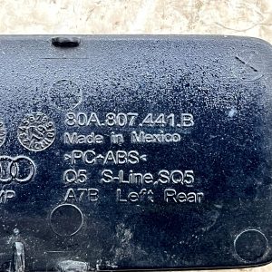Audi Q5 S-Line SQ5 Rear Bumper Left Tow Eye Cover Cap 17-21 80A807441B Genuine - Image 12