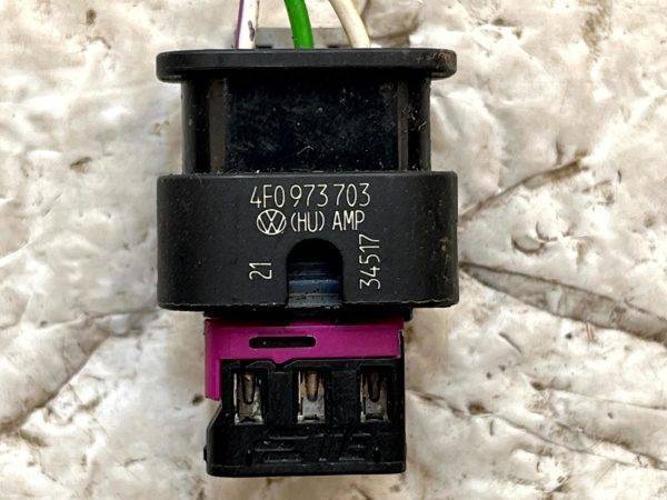 Audi VW Skoda Seat Parking Sensor Wiring Loom Plug Connector 4F0973703 Genuine 7 Audi VW Skoda Seat Parking Sensor Wiring Loom Plug Connector 4F0973703 Genuine 178443010198 8