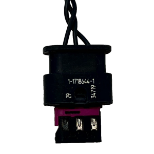 Audi Volkswagen 3 Pin PDC Sensor Wiring Loom Plug Connector 1-1718644-1 Genuine - Image 2