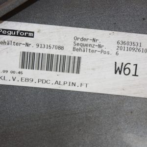 BMW Z4 E89 SE Front Bumper 2009 TO 2015 51117192156 Genuine - Image 11