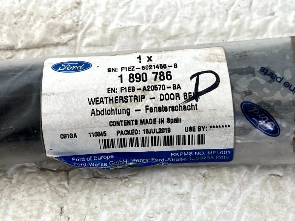 Ford Focus Front Right Door Window Belt Weatherstrip 2011 2018 1890786 Genuine 178319169678 15