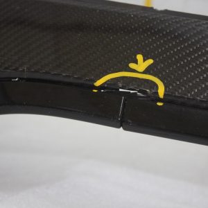 Mercedes C Class W205 AMG Front Bumper Lower Carbon Section 2014-2018 *DAMAGED* - Image 4