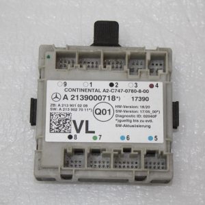Mercedes E Class W213 Front Left Door Control Unit Module 2016-2023 A2139000718 - Image 1
