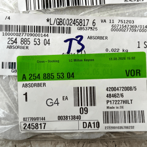Mercedes GLC X254 Rear Left Upper Bumper Absorber A2548855304 Genuine - Image 12